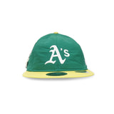 Oakland Athletics New Era MLB Team Color Retro Crown Flat Visor Strapback Cap 60597893