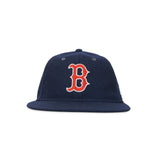 Boston Red Sox New Era MLB 59FIFTY Retro Crown Wool Navy Blue Fitted Cap Hat 60597952