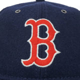 Boston Red Sox New Era MLB 59FIFTY Retro Crown Wool Navy Blue Fitted Cap Hat 60597952