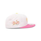 Atlanta Braves “Princess Peach” 2025 All Star Game Yellow Pink Peach New Era 5950 Fitted Cap