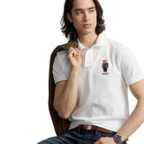 Polo Ralph Lauren Custom Slim Fit Men's (White) Polo Bear Polo Shirt 710853312021
