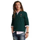Polo Ralph Lauren Classic Fit (College Green)  Polo Bear Men's Rugby Shirt 710878638003
