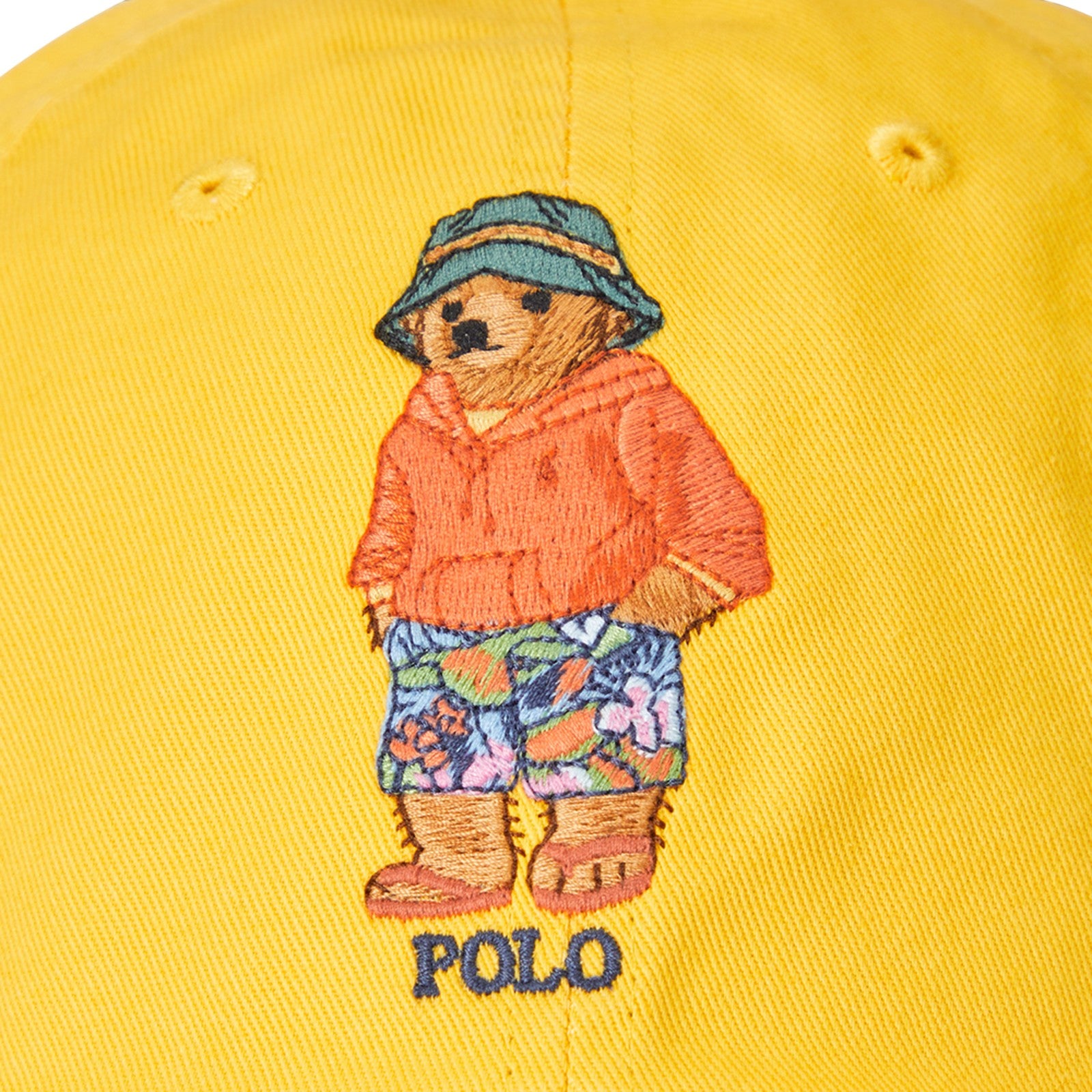 Polo Ralph Lauren Classic New Bond Chino Twill (Yellow Fin) Fishing Bear Sport Cap 710907264001