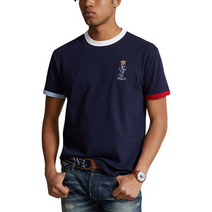 Polo Ralph Lauren Men's Classic Fit Novelty Cruise Bear Color Blocked T-Shirt 710913620001