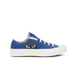 Converse x Comme des Garçons PLAY Chuck '70 All Star Low (Blue Quartz/Egret/Black) Men's Shoes AZ-K121-001-2