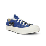 Converse x Comme des Garçons PLAY Chuck '70 All Star Low (Blue Quartz/Egret/Black) Men's Shoes AZ-K121-001-2