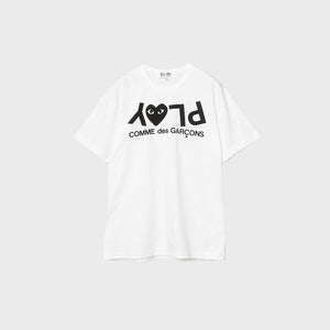 Comme des Garçons Play Logo Print (White) T-Shirt AZ-T068-051-1
