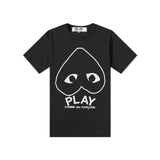 Comme des Garcons Play Inverted Heart Logo (Black) T-Shirt AZ-T114-051-1