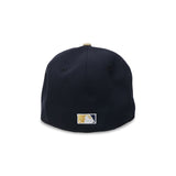 Atlanta Braves New Era Navy Vegas Gold "GT" 5950 Fitted Cap 70884968