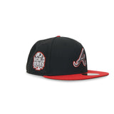 Atlanta Braves New Era Black Scarlet 