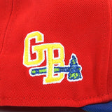 Gwinnett Braves New Era "Rainbow Warrior" Scarlet Light Royal Yellow