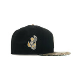 Gwinnett Stripers New Era "The Intimidator" Black Real Tree 5950 Fitted Cap