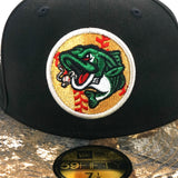 Gwinnett Stripers New Era "The Intimidator" Black Real Tree 5950 Fitted Cap