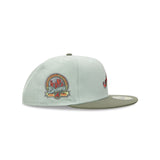 Atlanta Braves New Era "Walking Dead" 40th Anniversary Everest Green Olive 5950 Fitted Cap