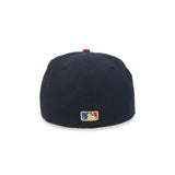 Atlanta Braves New Era “Celebration” 2021 World Series Champions Navy Scarlet 5950 Fitted Cap