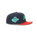 Atlanta Braves “Atliens” Navy Scarlet Red 1996 World Series New Era 5950 Fitted Cap