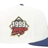 Atlanta Braves “MVP Chipper” Chrome Light Navy 1999 World Series New Era 5950 Fitted Cap