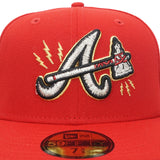 Atlanta Braves “Crunk Juice” Scarlet Red 2000 All Star Game New Era 5950 Fitted Cap