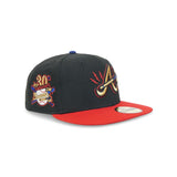 Atlanta Braves “Mad Dog Maddux” Black Royal Scarlet 30th Season New Era 5950 Fitted Cap