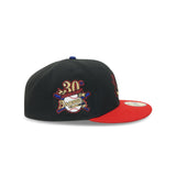 Atlanta Braves “Mad Dog Maddux” Black Royal Scarlet 30th Season New Era 5950 Fitted Cap