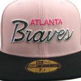 Atlanta Braves New Era "Pretty Girls Like Trap Music" Pink Rouge Black Coral