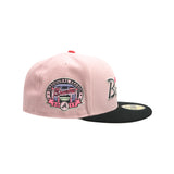 Atlanta Braves New Era "Pretty Girls Like Trap Music" Pink Rouge Black Coral