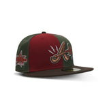 Atlanta Braves New Era “A Nightmare On Peachtree Street” 2025 All Star Game Brick Red Olive Walnut 5950 Fitted Cap