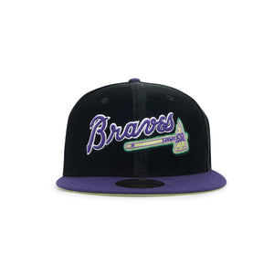 Atlanta Braves New Era "Purple Ribbon" 2000 All Stars Pack (Black) 5950 Fitted Cap 70832091