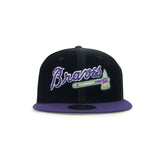 Atlanta Braves New Era "Purple Ribbon" 2000 All Stars Pack (Black) 5950 Fitted Cap 70832091