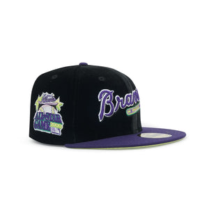 Atlanta Braves New Era "Purple Ribbon" 2000 All Stars Pack (Black) 5950 Fitted Cap 70832091