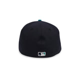 Seattle Mariners New Era 1994 AL 125th Patch (Navy/Aqua) 5950 Fitted Hat Cap 70841624