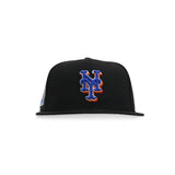 New York Mets New Era 2000 World "Subway" Series Alt Black 5950 Fitted Hat Cap 70841613