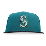 Seattle Mariners New Era 1994 AL 125th Patch Aqua Alternate 5950 Fitted Hat Cap 70841643