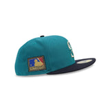 Seattle Mariners New Era 1994 AL 125th Patch Aqua Alternate 5950 Fitted Hat Cap 70841643