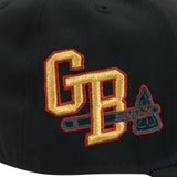 Gwinnett Braves New Era 5950 Black Pine Needle Green