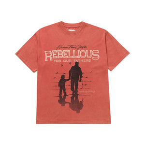 Honor The Gift REBELLIOUS FOR OUR FATHERS (BRICK)  TEE HTG240195-BRI