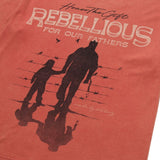 Honor The Gift REBELLIOUS FOR OUR FATHERS (BRICK)  TEE HTG240195-BRI