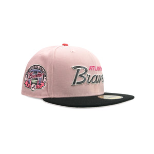 Atlanta Braves New Era "Pretty Girls Like Trap Music" Pink Rouge Black Coral