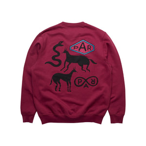 Parra Snaked By A Horse Crew Neck Sweatshirt 50215