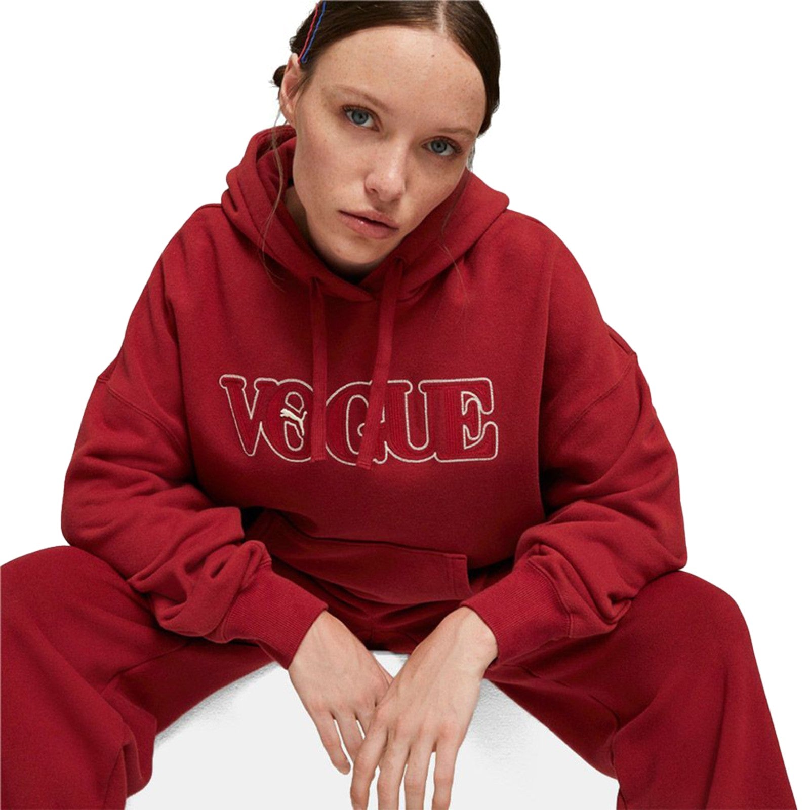Puma x Vogue Oversized Hoodie TR (Intense Red) Women's 536691-22