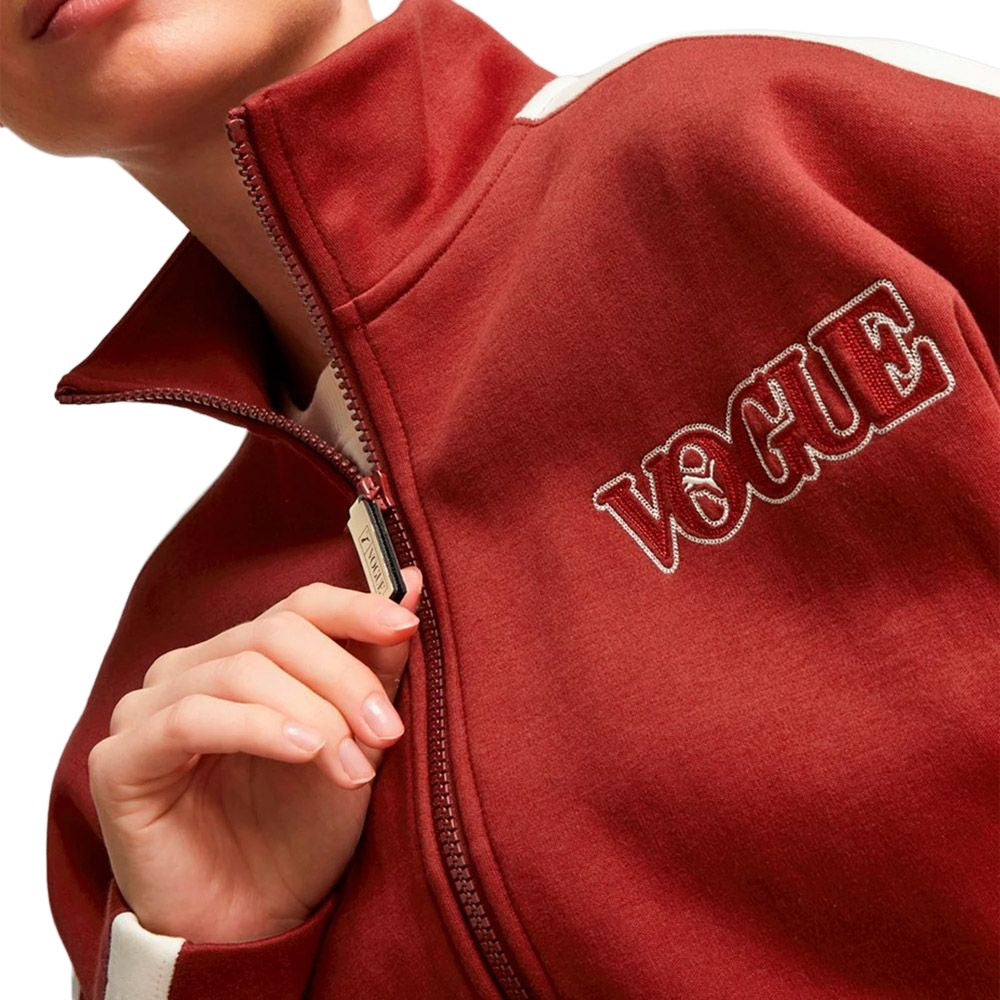 Puma x Vogue T7 Cropped Track Jacket (Intense Red) Women's 536692-22