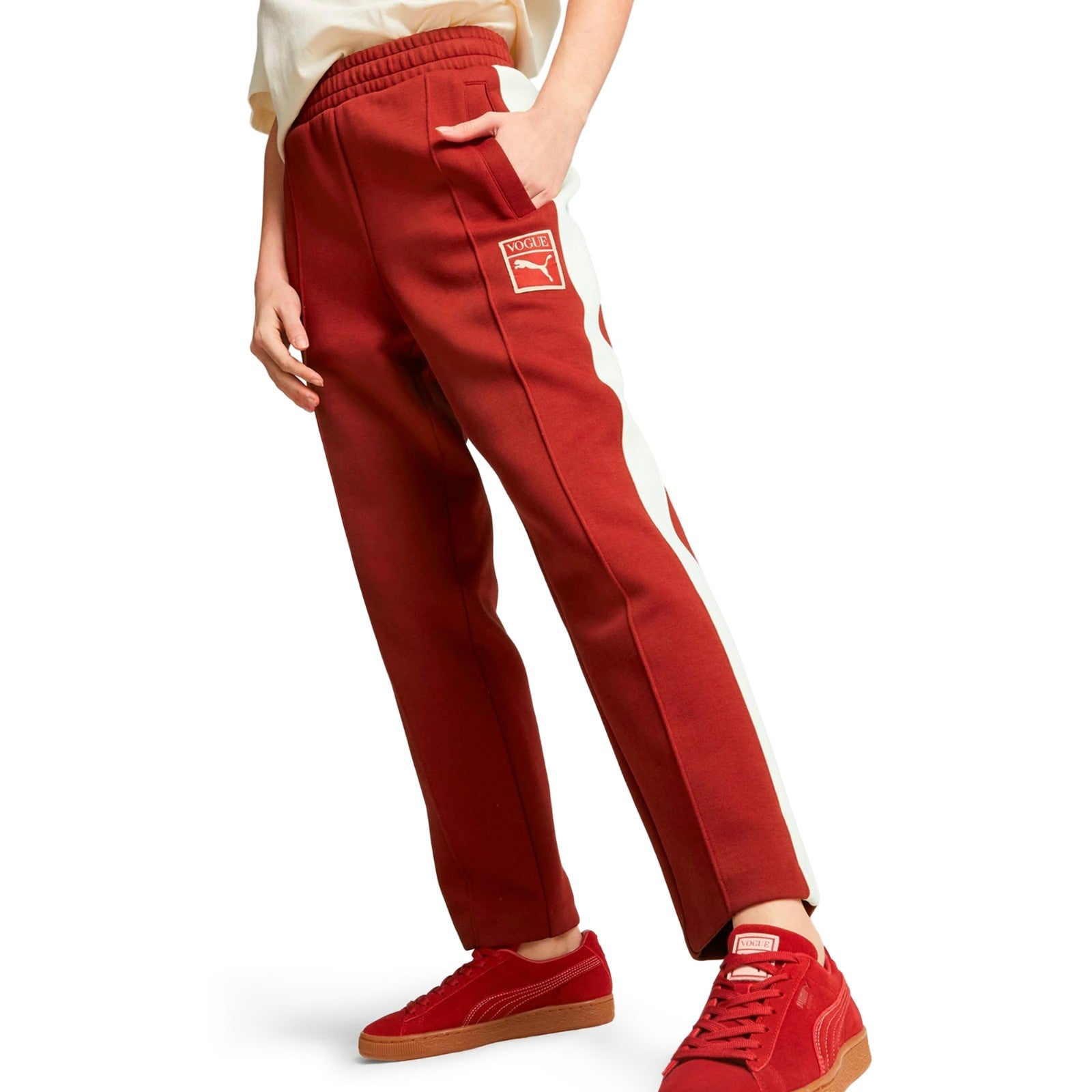 PUMA Women's X Vogue T7 Track Pants NWT Intense Red / Intense