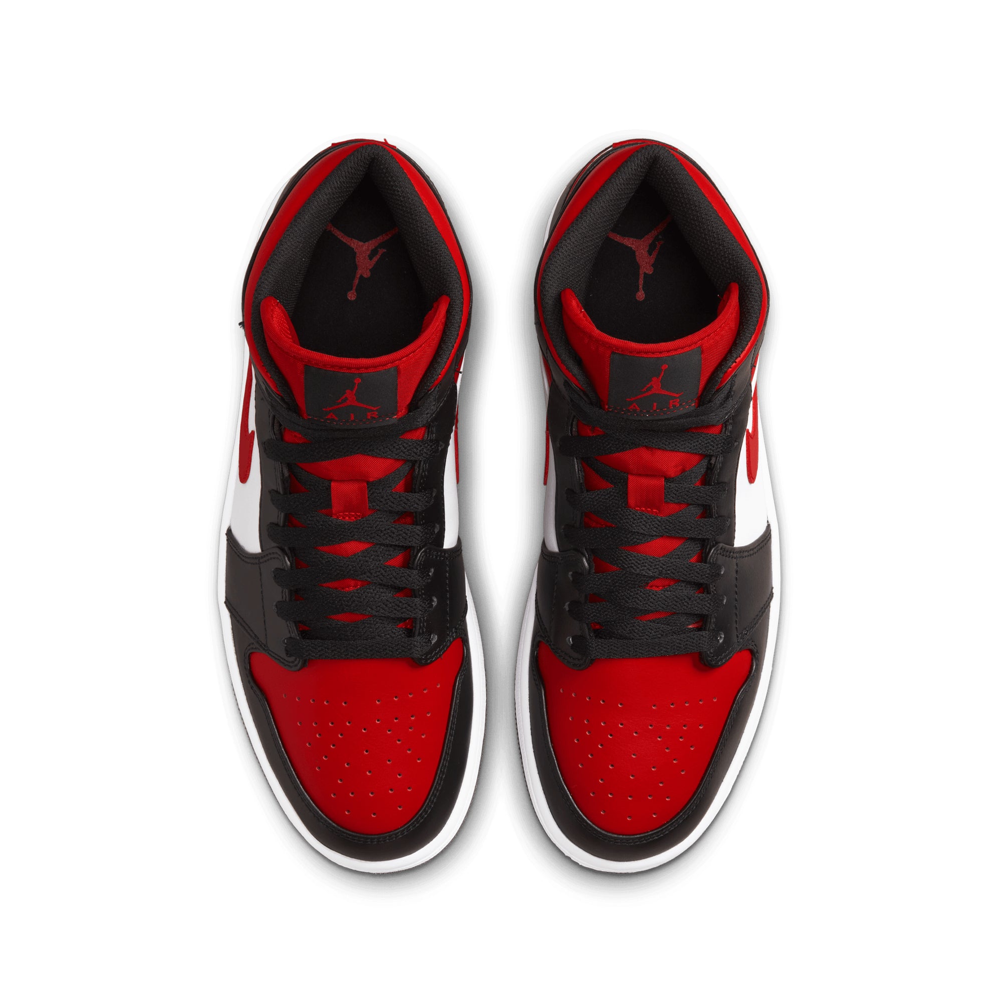 Air Jordan 1 Mid 'Bred Toe' 554724-079 – Kick Theory