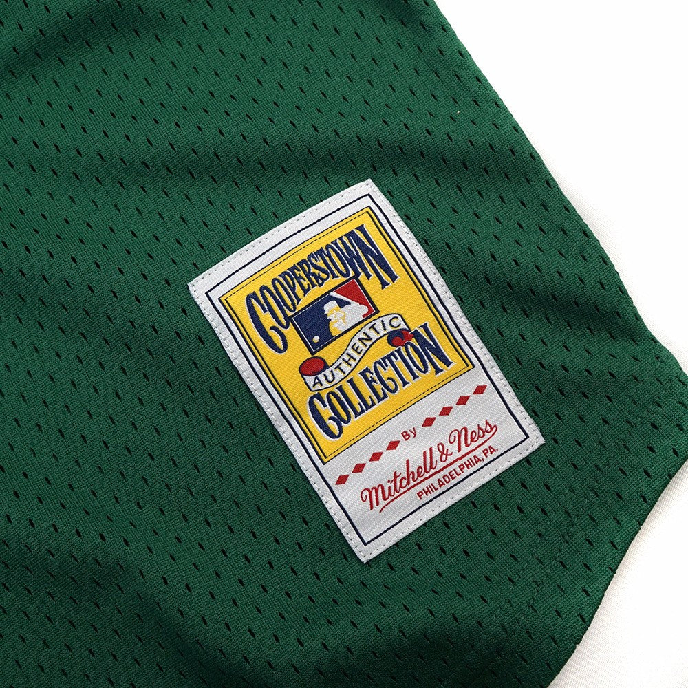Rickey Henderson Oakland Athletics Mitchell & Ness Youth Cooperstown  Collection Mesh Batting Practice Jersey - Green