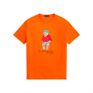 Polo Polo Ralph Lauren BUCKET TROPICAL HAT BEAR (Sailing Orange) Classic Fit T-Shirt 710854497022