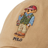 Polo POLO RALPH LAUREN CLASSIC NEW BOND CHINO TWILL (CAFE TAN) FISHING BEAR SPORT CAP 710900274002