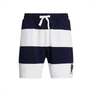 Polo Polo Ralph Lauren Men's 6-Inch Polo Bear Yarn Died Striped Jersey Shorts 710909726001