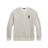Polo Polo Ralph Lauren Long Sleeve Vintage Fleece (Heather) Novelty Bear Crewneck Sweatshirt 710920438001