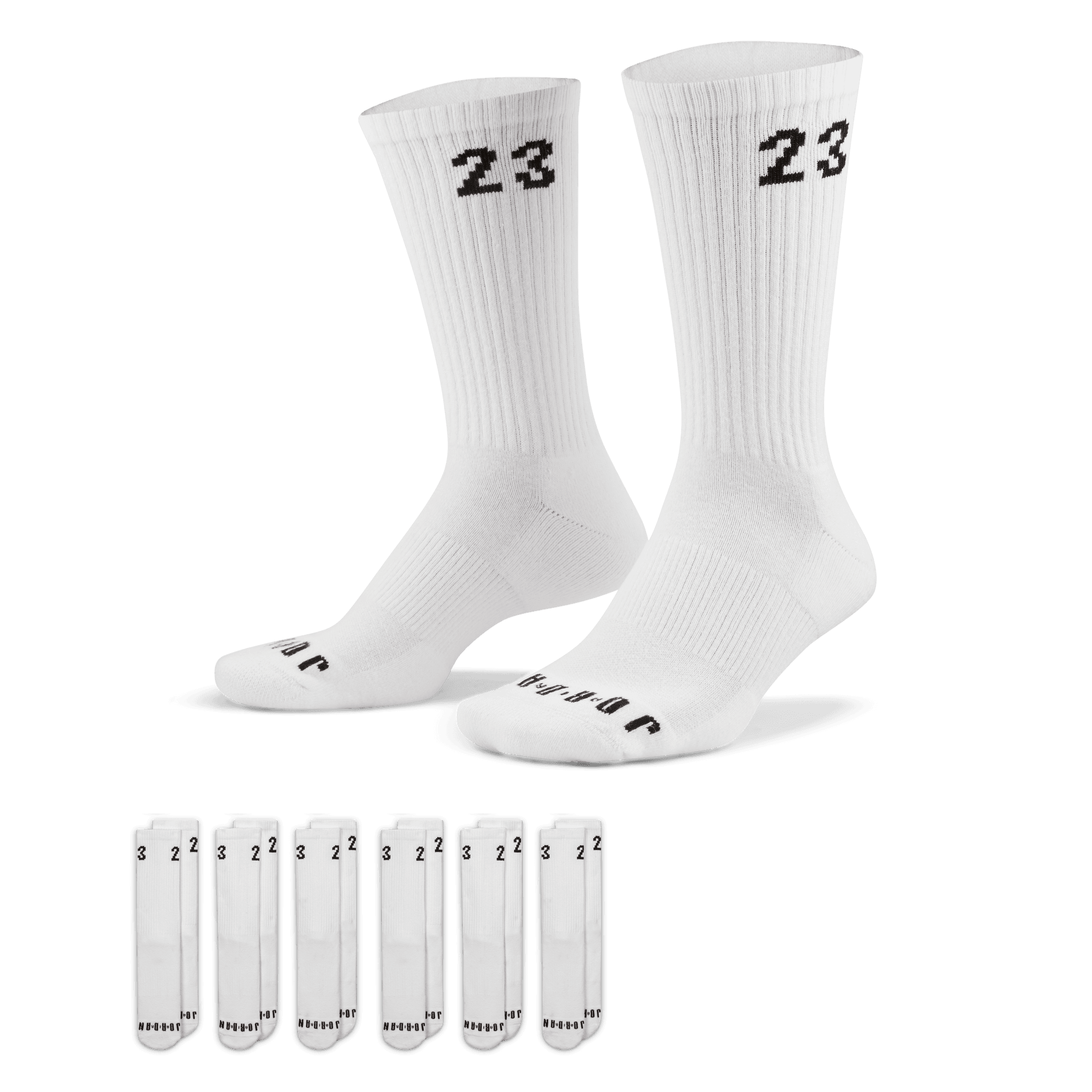 Jordan Essentials Crew Socks (6 Pairs) DH4287-100