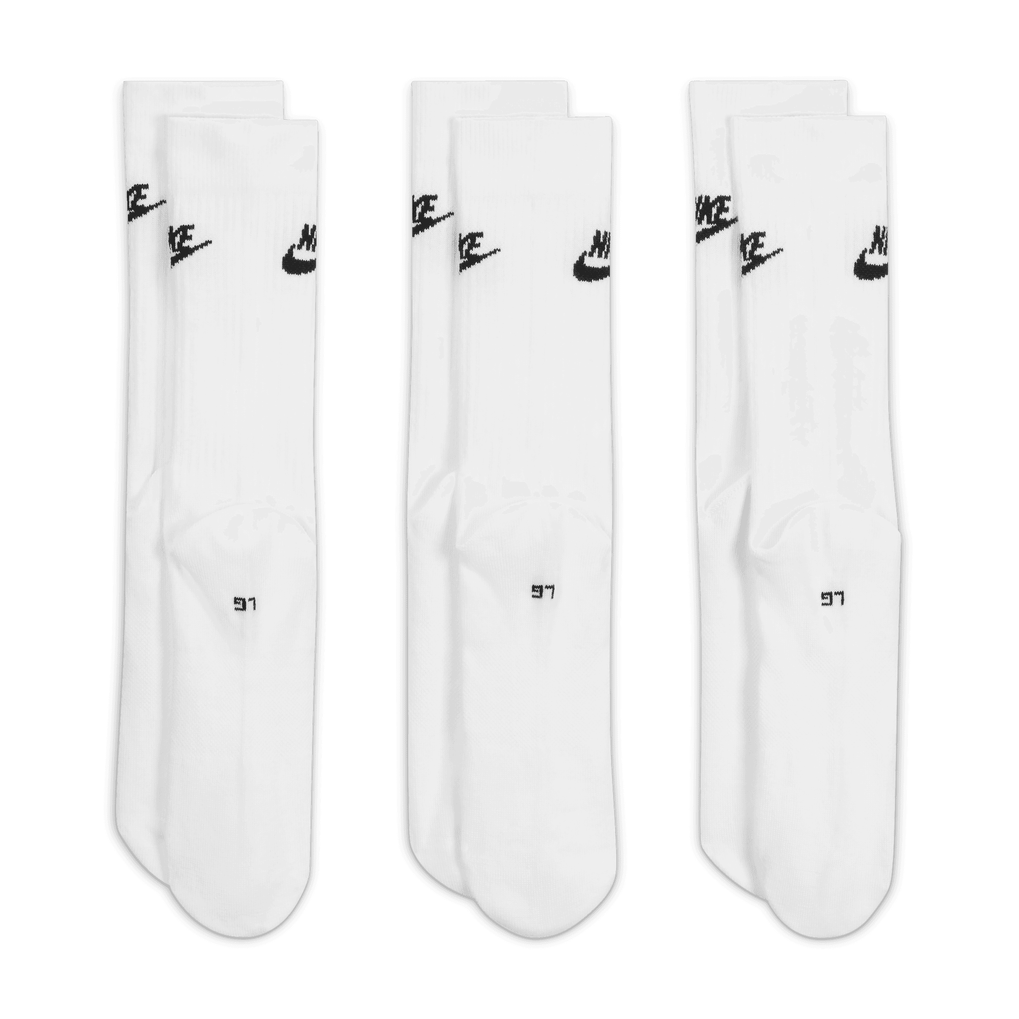 Nike Sportswear Everyday Essential Crew Socks (3 Pairs) DX5025-100
